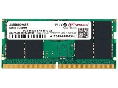 MUSTEK ONLY -TRANSCEND JET MEMORY 16GB DDR5-5600 UNBUFFERED DESKTOP SO- DIMM 1RX8 CL46  (2Gx8)x8 -TRAY PACK FOR MUSTEK